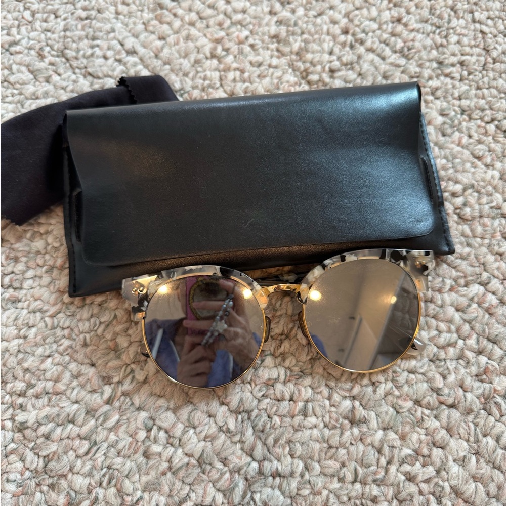 GENTLE MONSTER Leopard Print Sunglasses